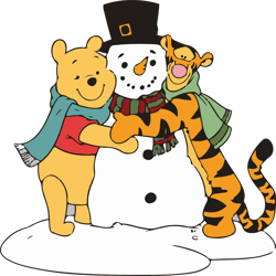 Winnie the Pooh Christmas Svg, Pooh Svg, Winnie Svg, Christmas Svg, Merry Christmas Svg, Disneyland, Digital download