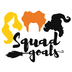Hocus Pocus Squad Goals SVG, Hocus Pocus Squad Sticker, Squad Goals Svg, Hocus Pocus Inspired, digital download
