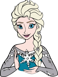 Elsa Snow Queen Svg, Frozen Svg, Frozen family Svg, Frozen Birthday svg, Elsa Olaf Anna Frozen Svg, Digital download