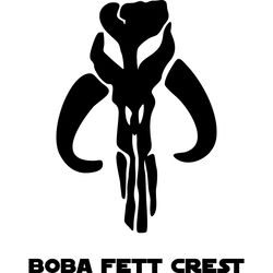 Symbol Boba Fett Crest, Star Wars Svg, Star Wars Png, Star Wars Charecters Svg, Darth Svg, Mandalorian, Digital download