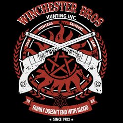 Winchester Bros Hunting Svg, Supernatural Svg, Supernatural logo Svg, Winchester Brothers Svg, Digital download