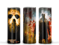 Jason Voorhees Friday 13th Tumbler Png, Halloween Tumbler PNG, Horror Tumbler PNG, Horror Bloody Tumbler, Png file
