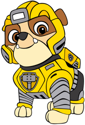 Rubble Mighty Pups Svg, Paw patrol Svg, Paw patrol logo Svg, Paw patrol Svg file, Paw patrol Svg everest, Cut file