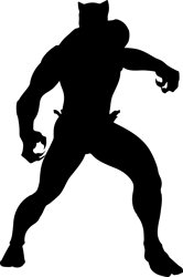 Black Panther Silhouette, Black Panther Svg, Wacanda forever, Marvel svg, Marvel Logo Svg, Digital download