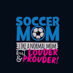 Soccer Mom Like A Normal Mom But Louder Svg, Mothers Day Svg, Mom Svg, Soccer Mom Svg, Soccer Svg, Digital download