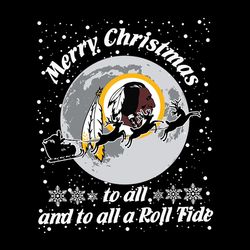 Merry Christmas To All And To All Washington Redskins Svg, Football Team Svg, NFL Team Svg, Sport Svg, Digital download