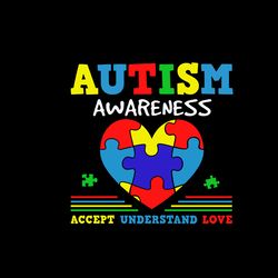 Autism Awareness Accept Love Svg, Autism Svg, Autism logo Svg, Awareness Svg, Autism Heart Svg, Digital download