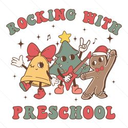 Funny Rocking With Preschool SVG File Digital