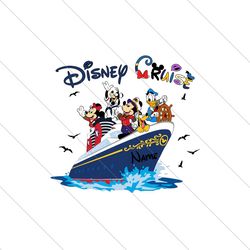 Custom Disney Cruise Mickey Friends SVG File Digital