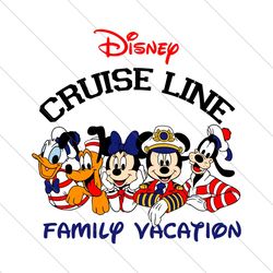 Mickey Friends Disney Cruise Line Family Vacation PNG File Digital