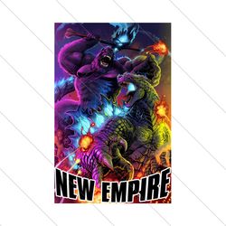 Godzilla x Kong New Empire King of Monsters PNG File Digital