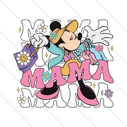 Minnie Mouse Mama Happy Mothers Day SVG File Cricut