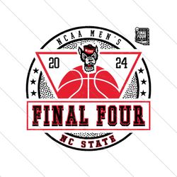 Retro 2024 NCAA Mens Final Tour NC State SVG File Digital