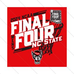 2024 NCAA Mens Final Four NC State Basketball SVG File Digital