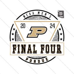 Retro 2024 NCAA Mens Final Tour Purdue SVG File Digital