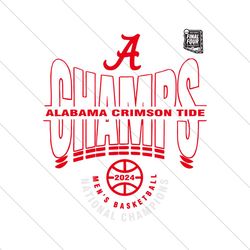 Alabama Crimson Tide Basketball National Champions SVG File Digital