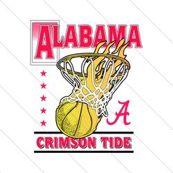 Alabama Crimson Tide NCAA Basketball SVG