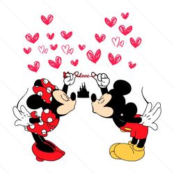 Mickey and Minnie Love Castle SVG Instant Download