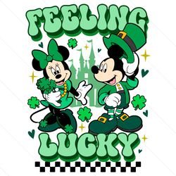 Disney Mickey Minnie Feeling Lucky SVG File Digital