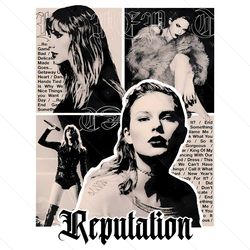 Vintage Taylor Swift Reputation Album PNG Download