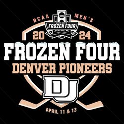Frozen Four Denver Pioneers 2024 NCAA Mens SVG