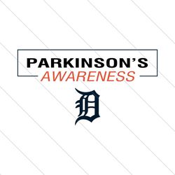 Parkinsons Awareness Detroit Tigers Logo SVG File Digital