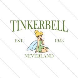Disney Tinker Bell Neverland Est 1953 SVG