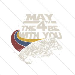 May 4th Be With You Millennium Falcon SVG
