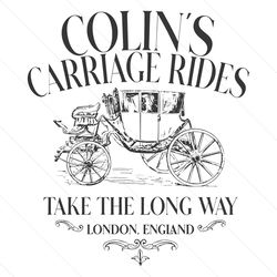 Colins Carriage Rides Take The Long Way SVG