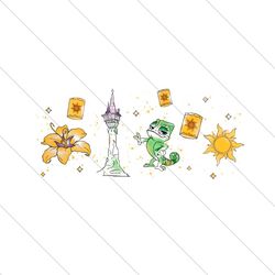 Pascal Tower Lantern Minimalist Disney Tangled Rapunzel PNG File Digital