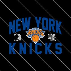 New York Knicks 1946 Basketball Team SVG File Digital