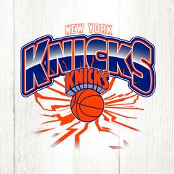 New York Knicks Earthquake Basketball PNG File Digital