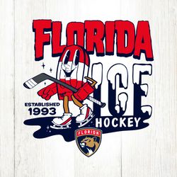 Florida Ice Hockey Established 1993 SVG File Digital