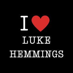 I Love Luke Hemmings SVG File Digital