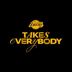 Los Angeles Lakers Takes Everybody SVG File Digital