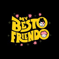 Retro My Besto Friendo Japanese SVG File Digital
