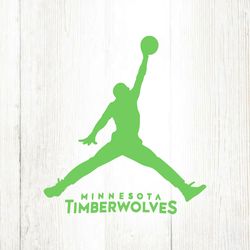 Minnesota Timberwolves Jordan Basketball SVG File Digital