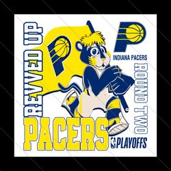 Indiana Pacers 2024 Boomer Revved Up Playoffs SVG File Digital