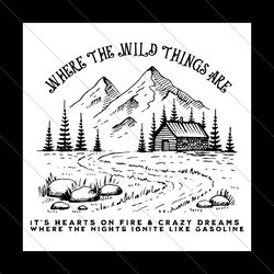 Luke Combs Where the Wild Things Are SVG File Digital