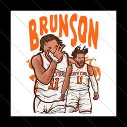 Jalen Brunson Cartoon Knicks Player PNG File Digital