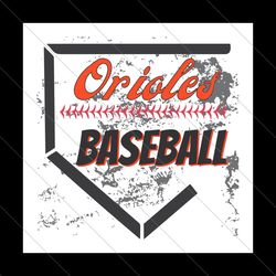 Orioles Baseball MLB Team SVG File Digital