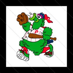 Phillies Phanatic Baseball Mascot SVG File Digital