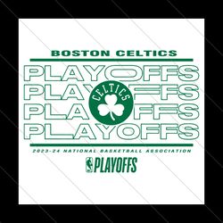Boston Celtics 2024 NBA Playoffs SVG File Digital