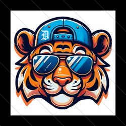 Retro Tigers Game Day Baseball PNG File Digital