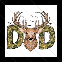 Retro Hunter Dad Deer Hunting PNG File Digital