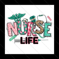 Retro Nurse Life Medical School PNG File Digital