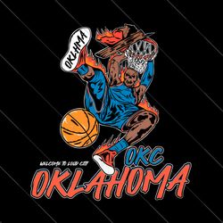 Welcome To Loud City Oklahoma Basketball PNG File Digital