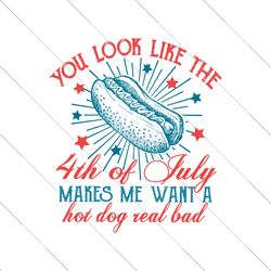You Look Like The 4th Of July SVG File Digital