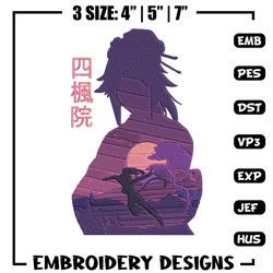 Shihouin Yoruichi Embroidery Design, Bleach Embroidery, Embroidery File, Anime Embroidery, Anime shirt, Digital download