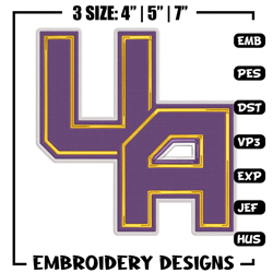 Albany Great Danes logo embroidery design, Sport embroidery, logo sport embroidery, Embroidery design, NCAA embroidery.